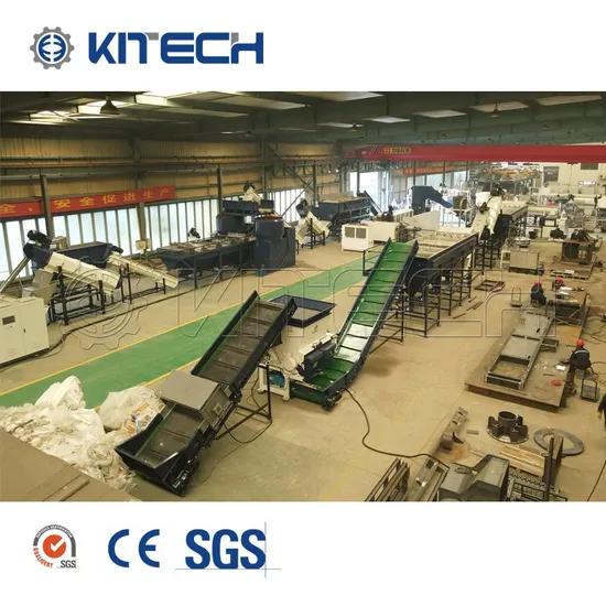 Automatic PP PE Pet HDPE Waste Plastic Recycling Washing Machine